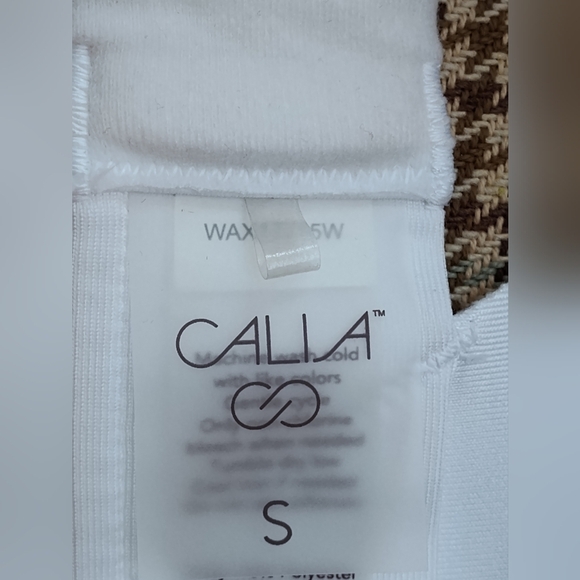 Calia Pure White Women's Sports Bra | Size Small - Picture 4 of 7